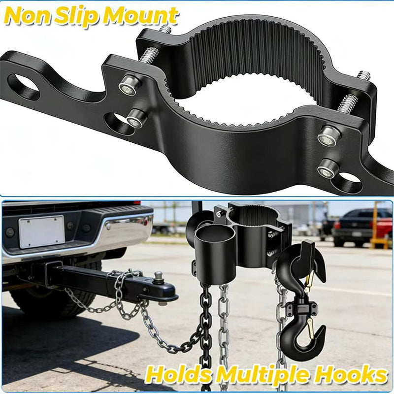 📢📢50% OFF !! ⏰Aluminum Trailer Towing Chain Organizer Mount🚠🚗