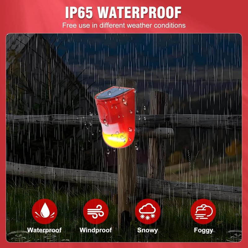 🌿 LIMITED-TIME 50% OFF! ✨ Outdoor Solar Animal Repeller – Solar Powered, Motion Activated, Weatherproof ⚡