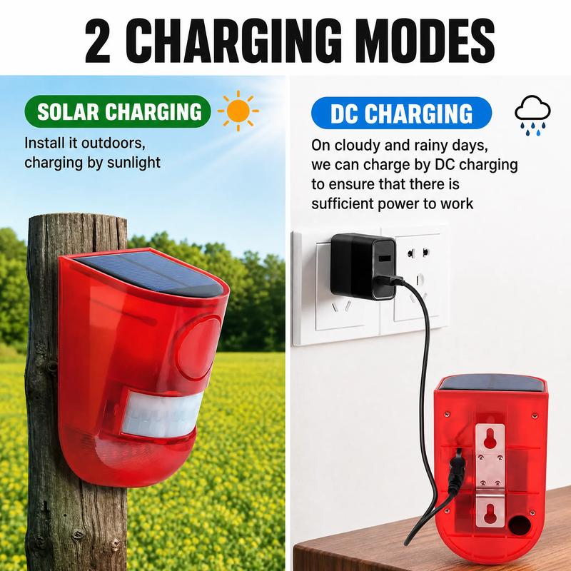 🌿 LIMITED-TIME 50% OFF! ✨ Outdoor Solar Animal Repeller – Solar Powered, Motion Activated, Weatherproof ⚡