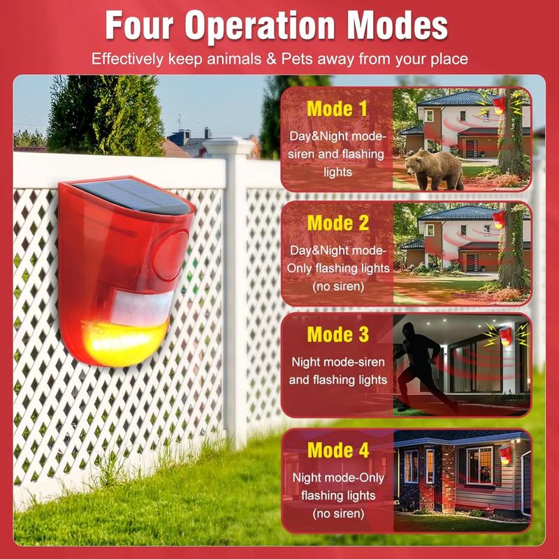 🌿 LIMITED-TIME 50% OFF! ✨ Outdoor Solar Animal Repeller – Solar Powered, Motion Activated, Weatherproof ⚡
