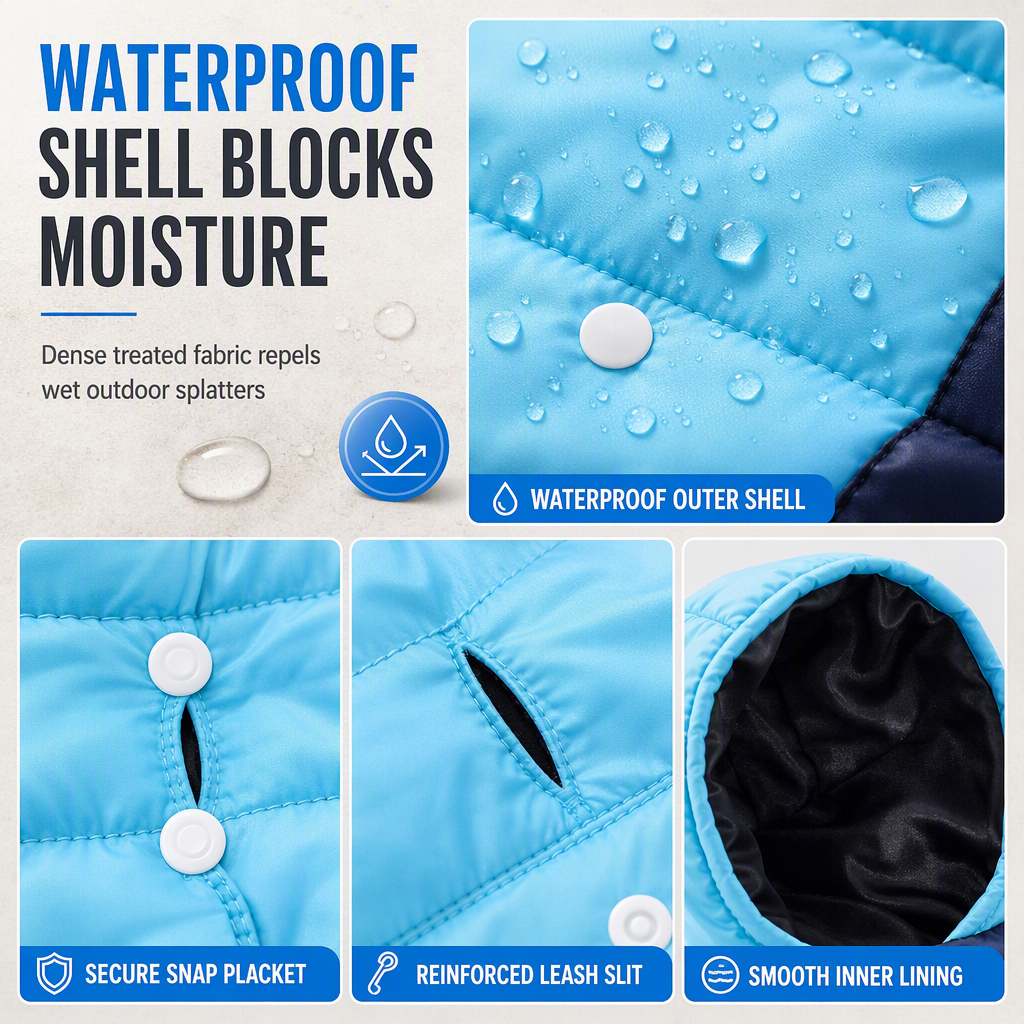 🐶 50% OFF! 🧥 Warm Waterproof Dog Coat – With hood & winter-ready warmth ✨