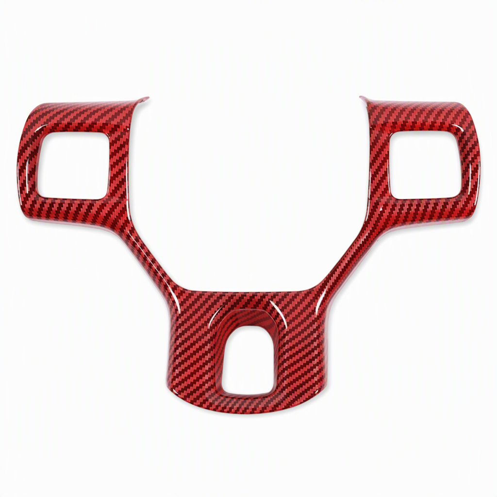 🚛 LIMITED-TIME 50% OFF! ✨ Steering Wheel Trim Cover For RAM Trucks – Carbon Look, Scratch-proof, Snap-on 🛠️