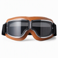 Retro Motorcycle Goggles Vintage Windproof Riding Glasses for Cruiser Helmet and Off-Road Dirt Bike