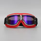 Retro Motorcycle Goggles Vintage Windproof Riding Glasses for Cruiser Helmet and Off-Road Dirt Bike