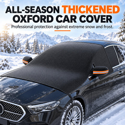 ❄️ LIMITED-TIME 50% OFF! ✨ Thickened Oxford Windshield Cover – Windproof, All-Season, Secure Fit ☀️