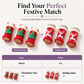 📢📢50% OFF !! ⏰Christmas Knitted Chair Leg Covers with Felt Pads Non Slip Thickened Table Feet Socks Floor Protectors 4-Piece Set