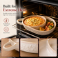 Retro Ceramic Divided Baking Dish with Handle