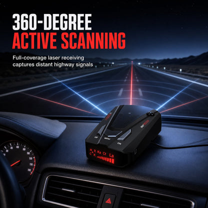 V7 Car Detector Mobile Warning Device with Chinese English and Russian Voice Alerts