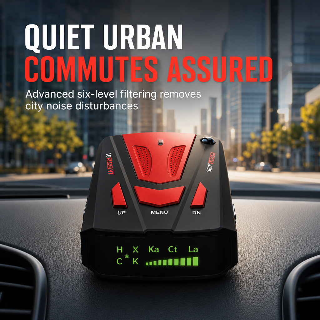 V7 Car Detector Mobile Warning Device with Chinese English and Russian Voice Alerts