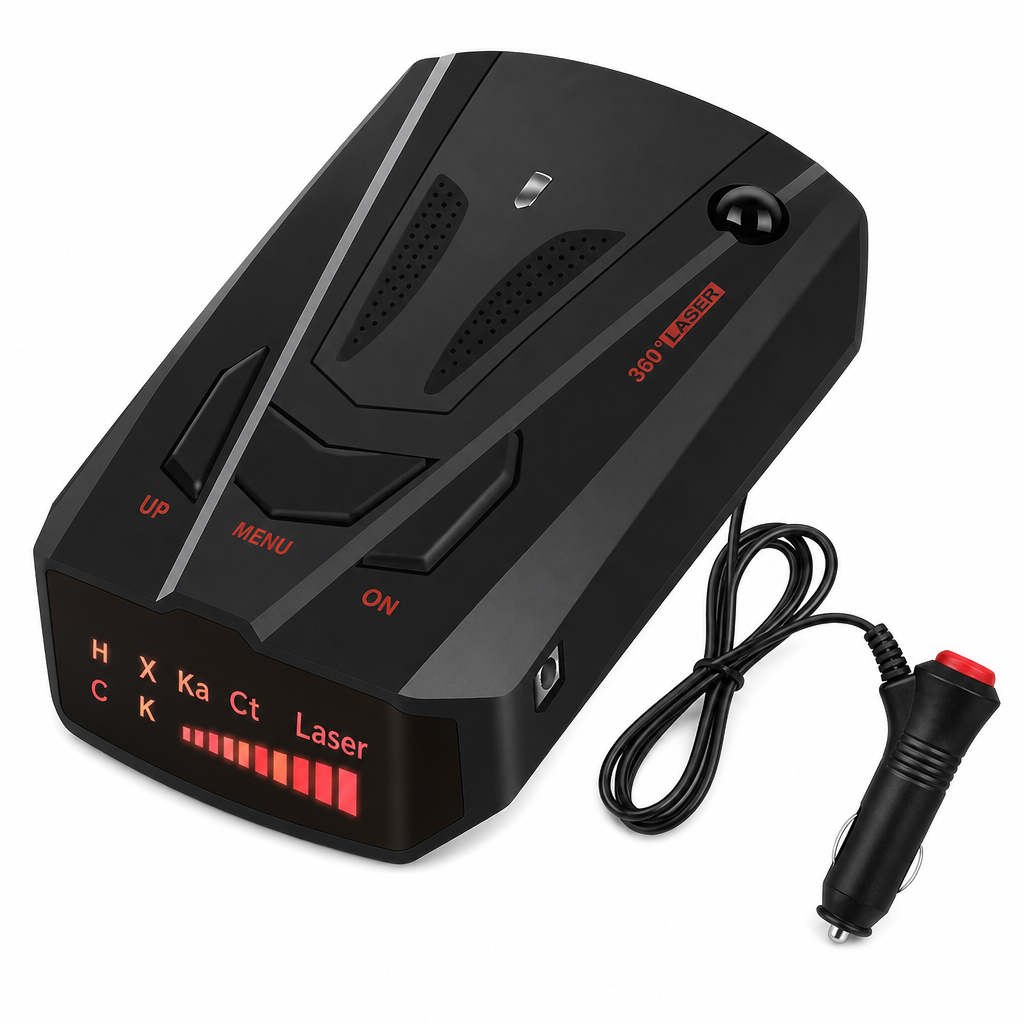 V7 Car Detector Mobile Warning Device with Chinese English and Russian Voice Alerts