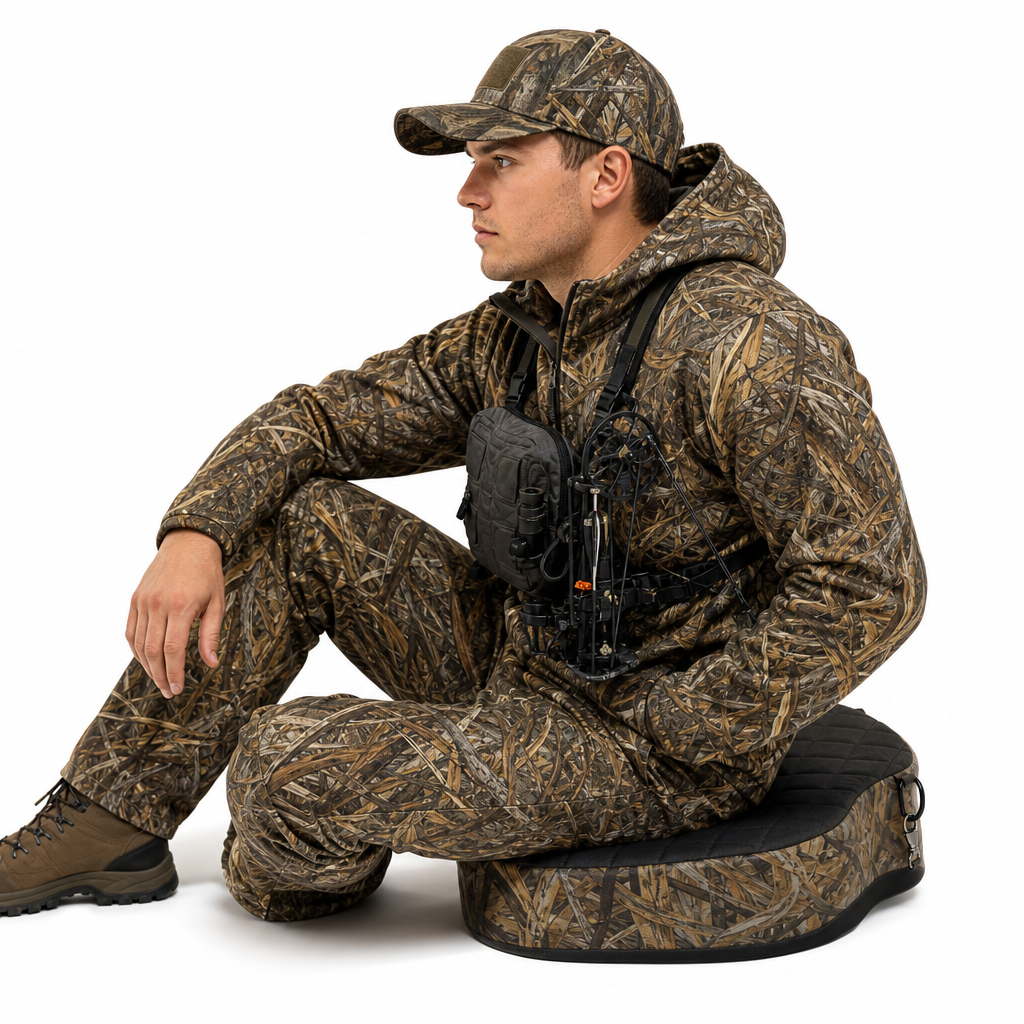 🏕️ LIMITED-TIME 50% OFF! ✨ Portable Camouflage Outdoor Seat Cushion – Heated, Thickened, Waterproof 🎣