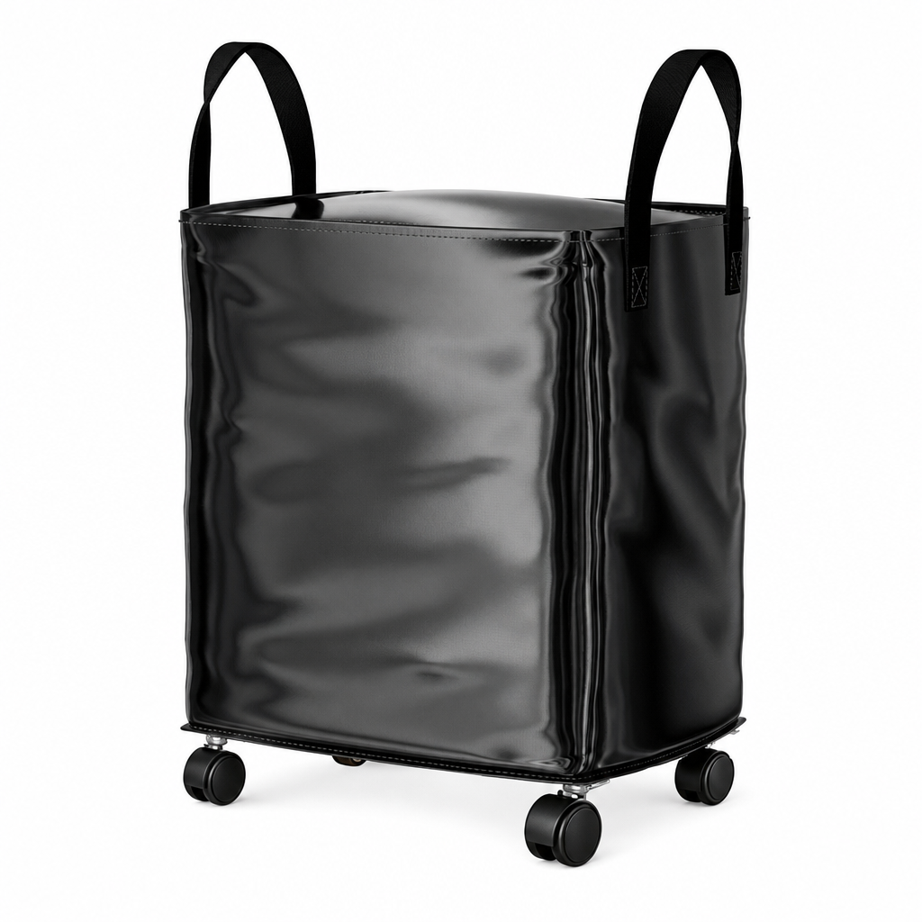Large Capacity Waterproof Foldable Moving Bag with Wheels Heavy Duty Rolling Storage Tote for College Dorm and Household Organization
