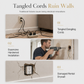 Battery Operated Wall Sconce Wall Mounted Dimmable Lamp with Remote Control for Bedroom Bedside and Living Room