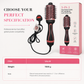 Multi Functional Hair Dryer Brush and Hot Air Styler for Hair Straightening and Curling Wet and Dry Hair