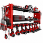 📢📢50% OFF !! ⏰Wall Mounted Heavy Duty Iron Power Tool Organizer and Garage Drill Storage Rack