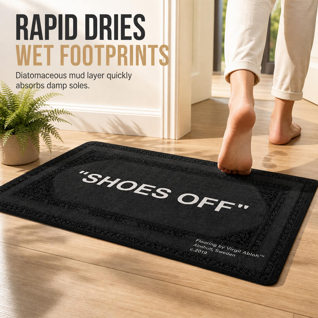 Non-Slip Water Absorbent Bathroom Mat
