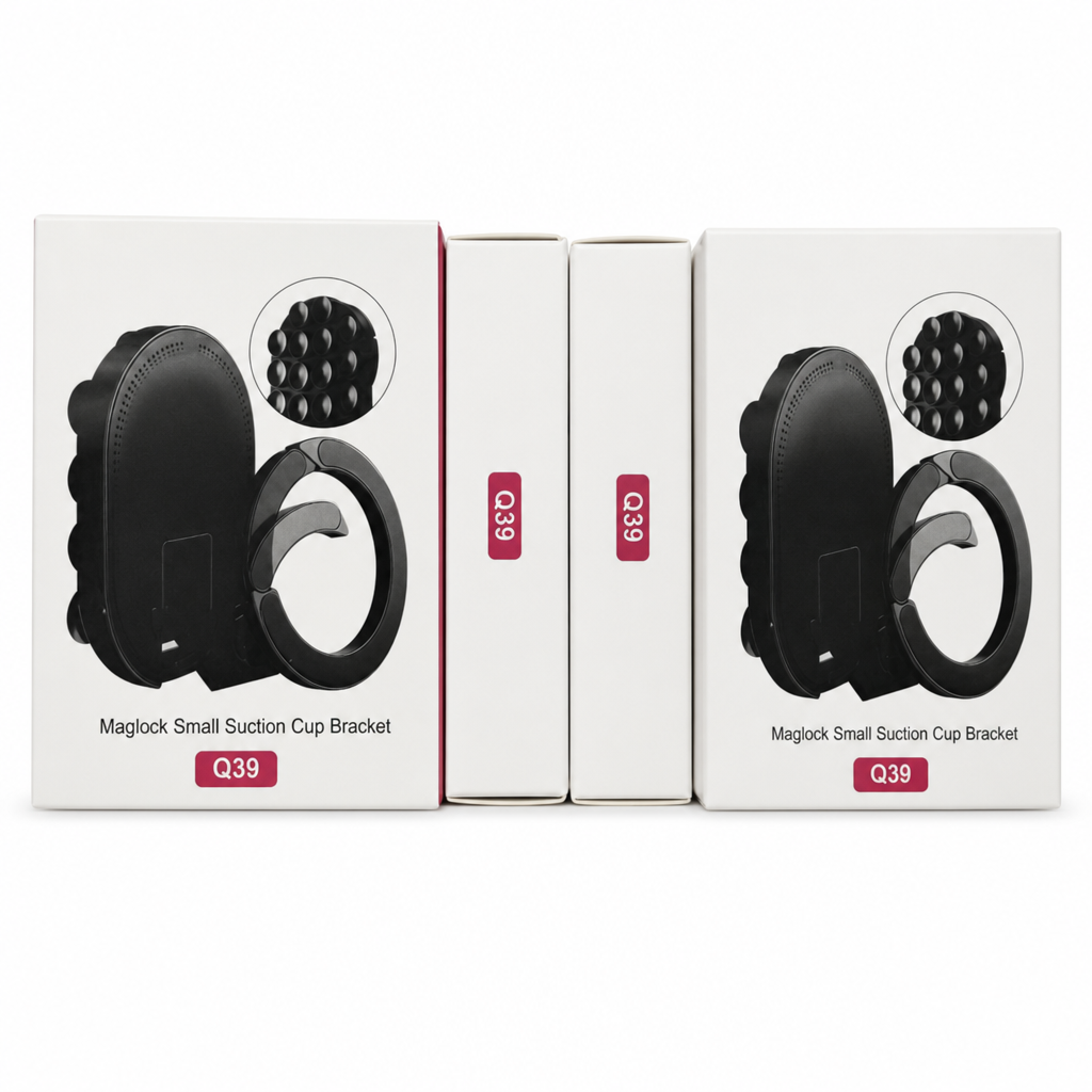 Multifunctional 3 in 1 Magnetic Phone Stand with Suction Cup and Carabiner Foldable Rotatable Mobile Phone Holder