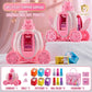 📢📢 50% OFF🎀Pink Kids Makeup Kit for Girls – Pretend Play Cosmetics Set with Makeup Case, Perfect Birthday Gift