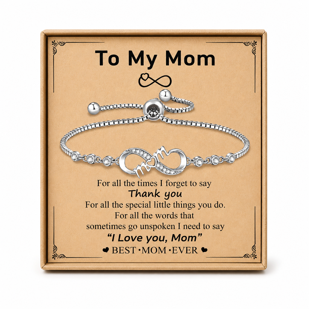 Adjustable Infinity Symbol for Women with Message Card