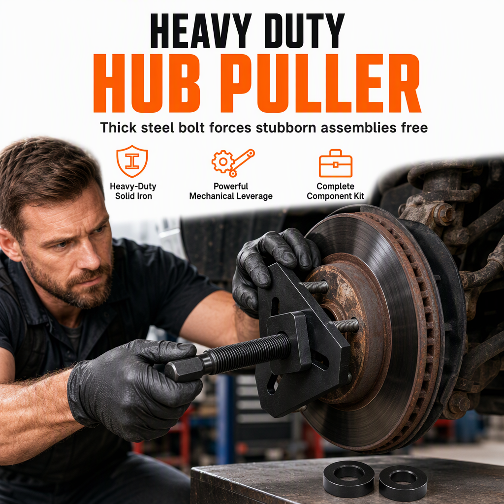 🔥50% OFF!!📢🛠️ 40100 Wheel Hub Removal Tool Kit – Make Hub Removal Easier on Cars & Trucks 🔧