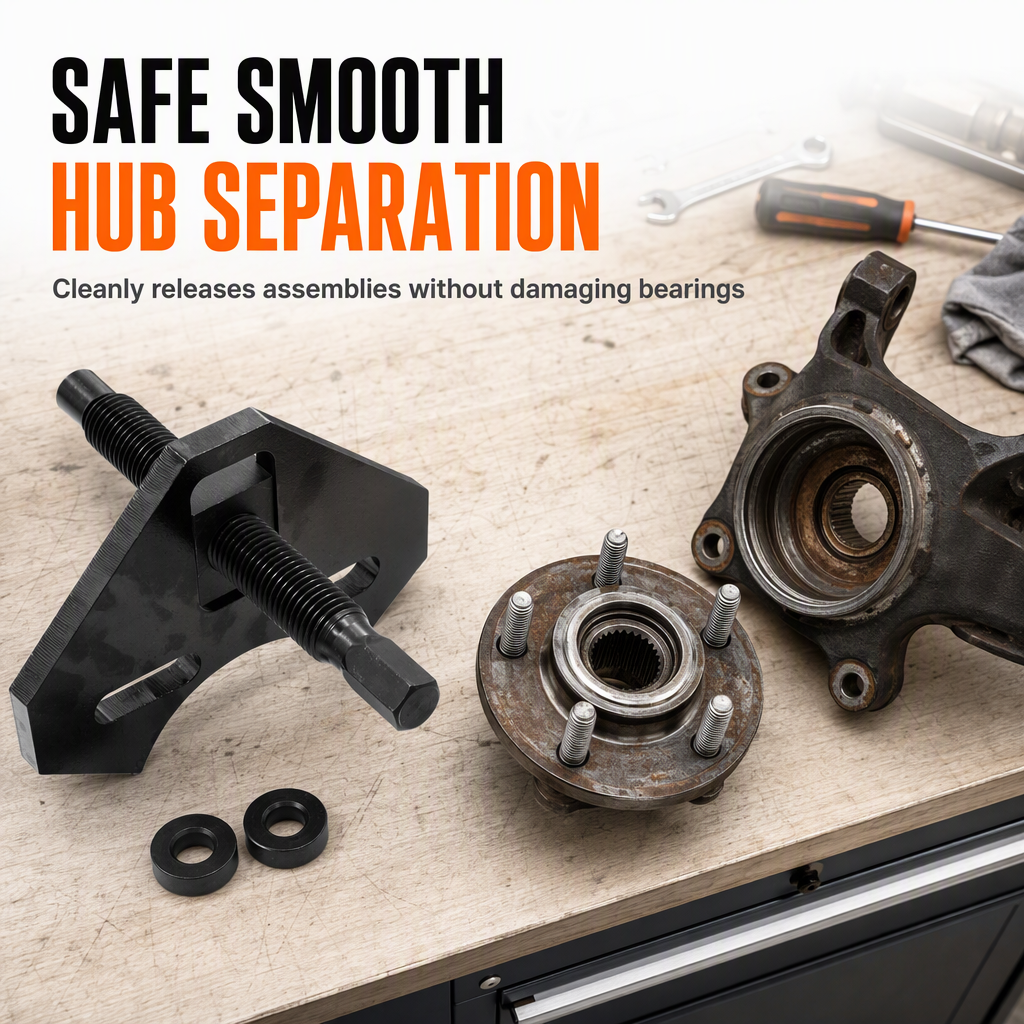 🔥50% OFF!!📢🛠️ 40100 Wheel Hub Removal Tool Kit – Make Hub Removal Easier on Cars & Trucks 🔧