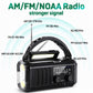 📻🌩️Portable Solar and Hand Crank Rechargeable Radio🔦