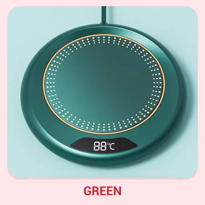 ☕✨ Electric Cup Warmer with 3 Temperature Settings – Say Goodbye to Coffee and Tea That Cool Down Quickly! 🚫 8h Automatic Shut-Off, Low 20W Power Consumption, Perfect for Office and Home 🧊