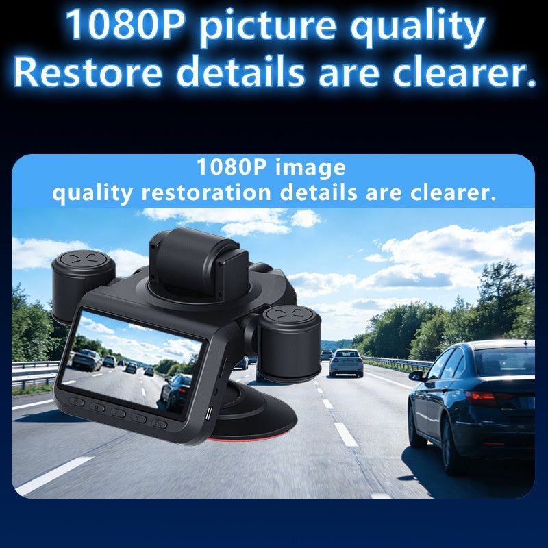 🚗 LIMITED-TIME 50% OFF! 📸 5-Lens 360° Panoramic Dash Cam – 1080P, IR Night Vision, 24H Parking Monitor ✅