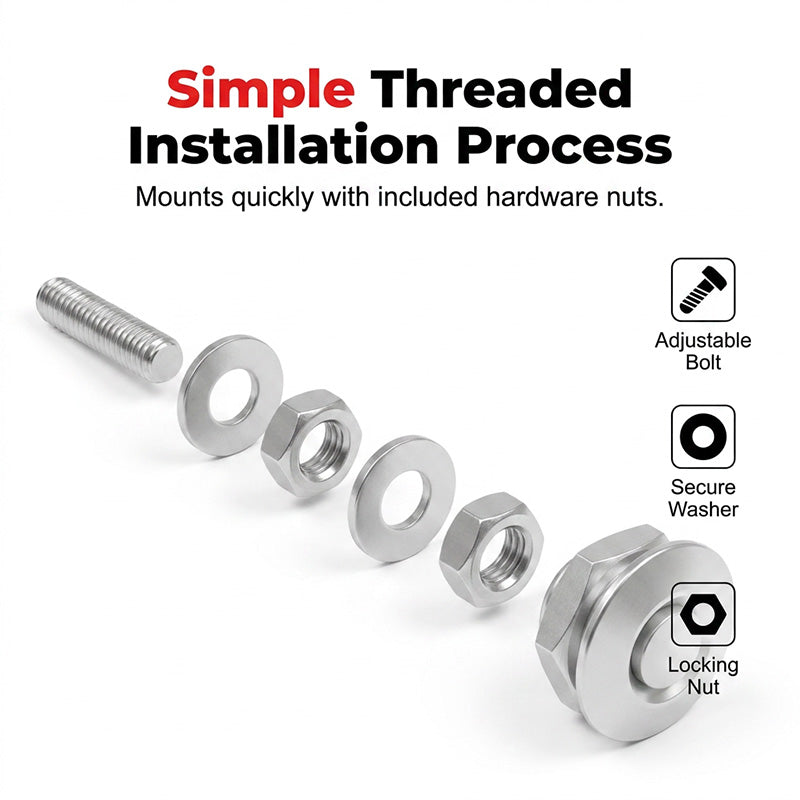 📢📢50%  OFF !! ⏰Universal Quick-Release Hood Pins – Secure, Easy-Install Car Bonnet Latch Kit