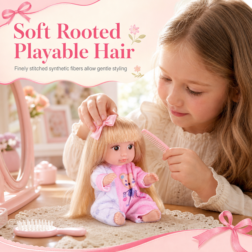 📢📢 50% OFF🎀Realistic Baby Girl Doll Toy Set