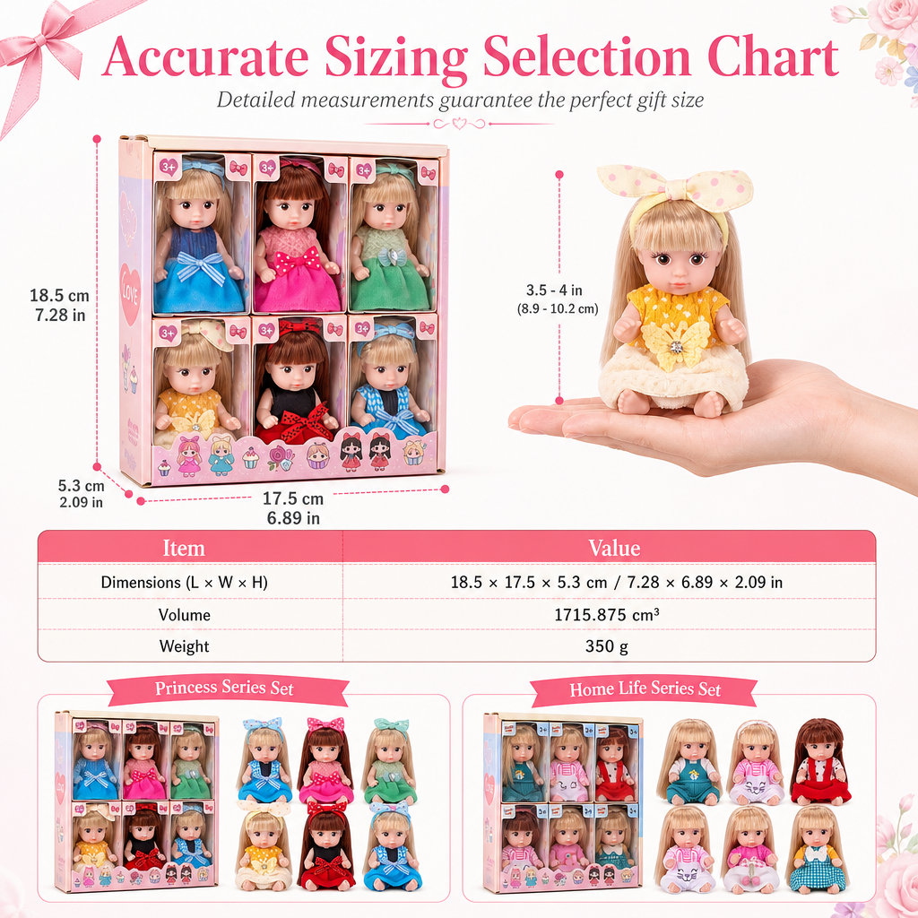 📢📢 50% OFF🎀Realistic Baby Girl Doll Toy Set