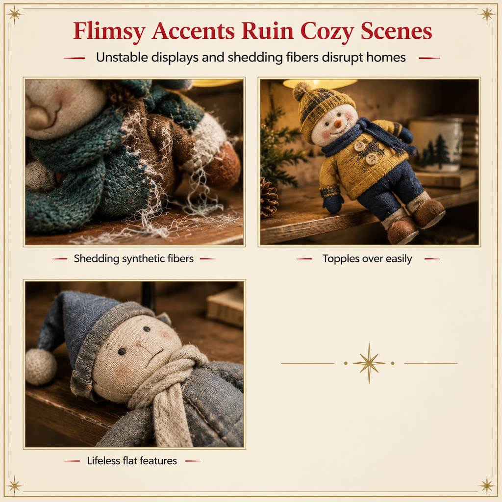 📢📢 50% OFF🎅 Decorative Santa Claus Doll – Cozy Knit Details & Plush Trim for Festive Home Décor