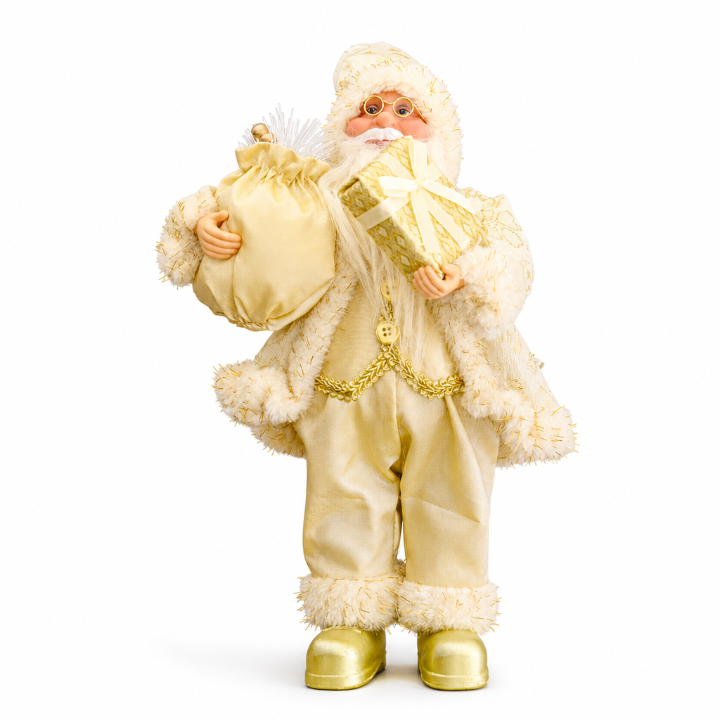 📢📢 50% OFF🎅 Decorative Santa Claus Doll – Cozy Knit Details & Plush Trim for Festive Home Décor