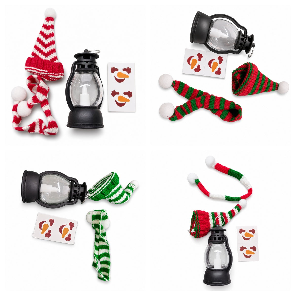 🏆Christmas Specials🎄Mini Christmas Snowman Lantern Portable Night Light with Hat and Scarf for