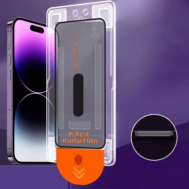 🛡️50% OFF NOW! Privacy Screen Protector for iPhone, 9H Tempered Glass, 30° Anti-Spy, 9D Full Coverage, Auto Dust Removal, Bubble-Free Install
