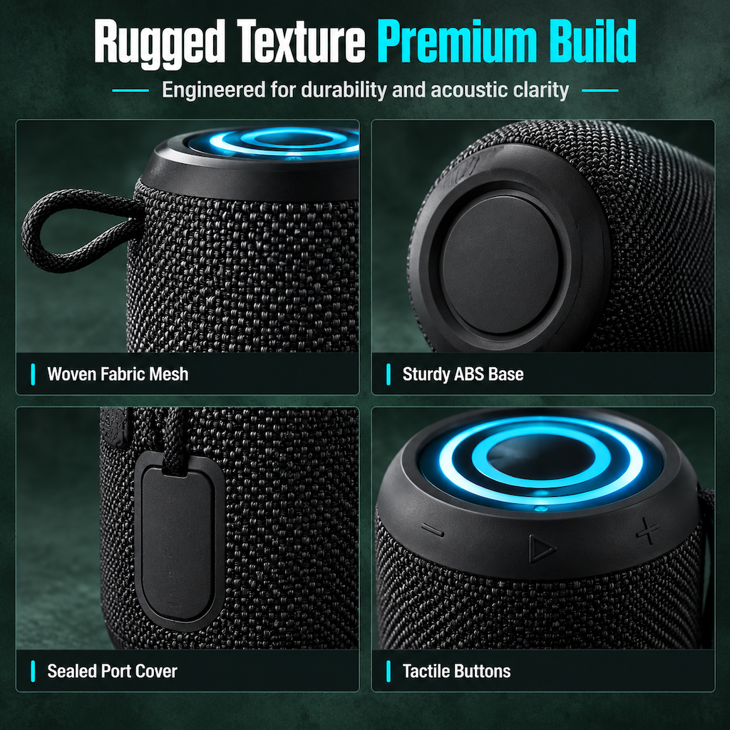 ⏳Time-Limited Special⏰High Power Waterproof Bluetooth Speaker