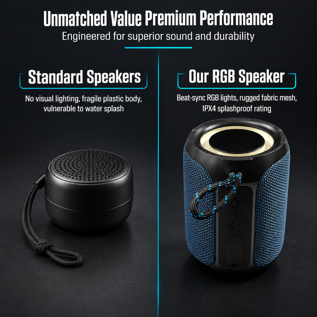 ⏳Time-Limited Special⏰High Power Waterproof Bluetooth Speaker