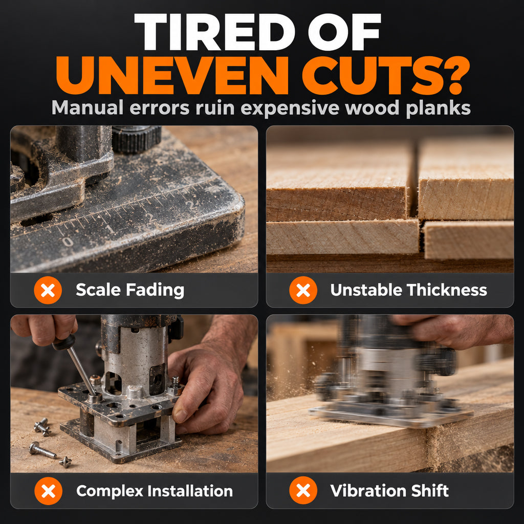📢📢 50% OFF📏Woodworking Cutting Machine Bakelite Base Plate