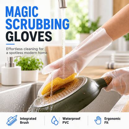 🧼Multifunctional Waterproof Kitchen Dishwashing and Household Cleaning Gloves