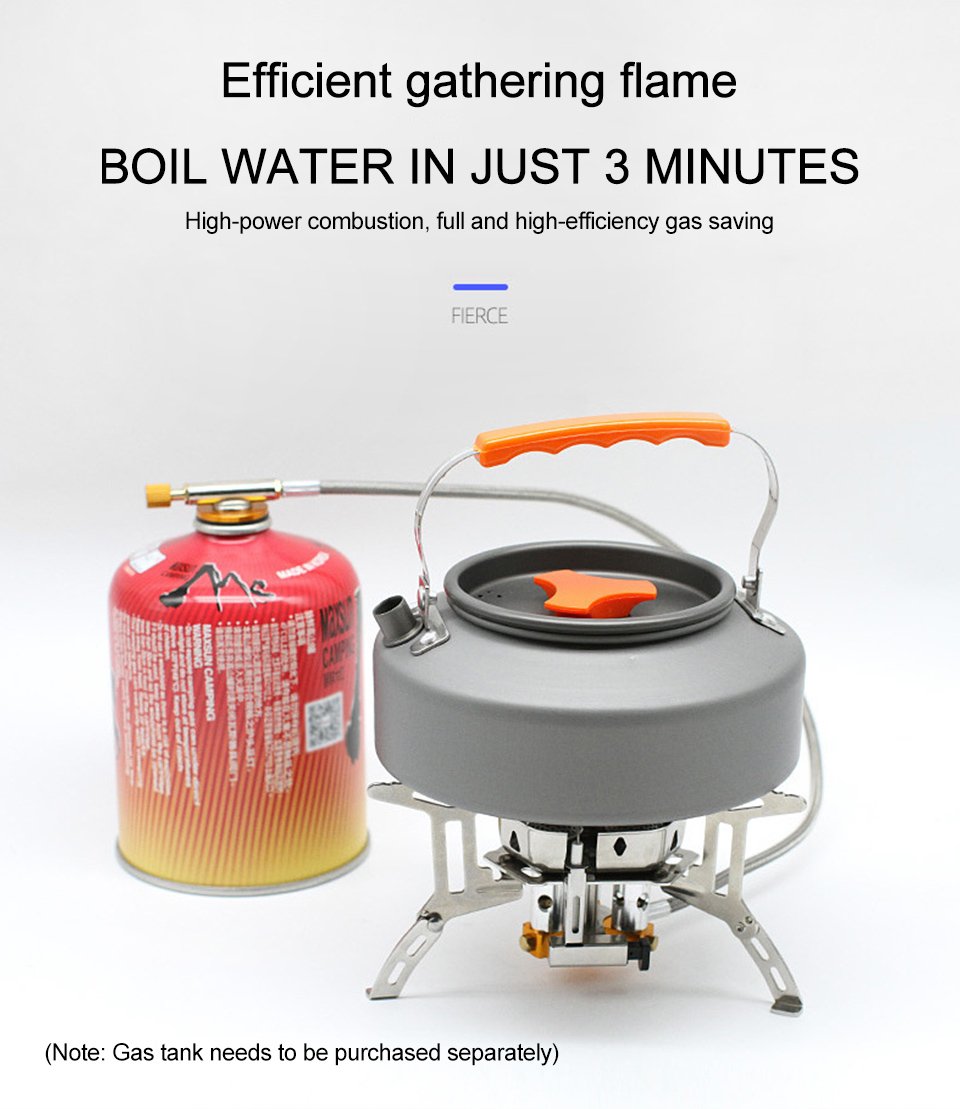⛺ LIMITED-TIME 50% OFF! ✨ Camping Gas Burner – 5800W, Piezo Ignition, Windproof 🔥